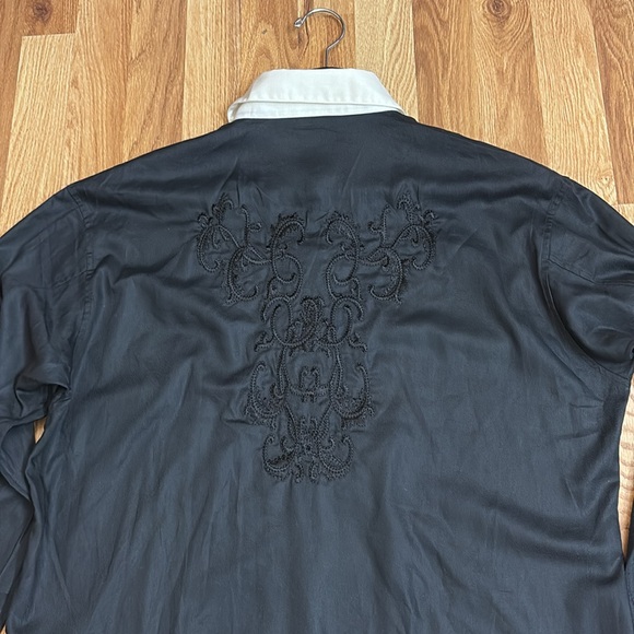 masatomo Men's embroidered dress shirt size XL - Picture 10 of 16